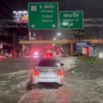 ท่วมซ้ำซาก พัทยาฝนถล่มกลางดึก น้ำท่วมขังหลายจุด รถเล็กผ่านเสียหายหลายคัน