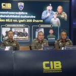 ตำรวจสอบสวนกลาง (CIB) ร่วมกับ สตม. และศูนย์ ศปอส.ตร.รวบแก๊งไนจีเรีย ขนเฮโรอีน ซุกถุงขนม-อาหารสัตว์ น้ำหนัก 65.5 กก.