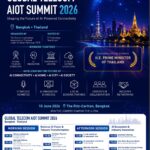 สมาคมโทรคมนาคมแห่งประเทศไทยฯ ร่วมกับ ภาคีเครือข่าย จัดงาน “GLOBAL TELECOM AIoT SUMMIT 2026” 10 มิ.ย. นี้ เปิดเวทีระดับนานาชาติ ขับเคลื่อนอนาคต AIoT ภายใต้แนวคิด “AI for All”