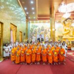 วัดไผ่ล้อม พระอารามหลวง จังหวัดนครปฐม จัดพิธีบรรพชาอุปสมบทหมู่พระภิกษุ สามเณร ถวายพระในหลวงฯ เนื่องในวันเฉลิมพระชนมพรรษา 28 กรกฎาคม 2569