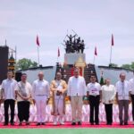 ผู้ว่าฯสิงห์บุรี และ ที่ปรึกษาผู้ว่าฯฝ่ายความมั่นคง ทำพิธีบวงสรวง อนุสาวรีย์วีรชนค่ายบางระจัน