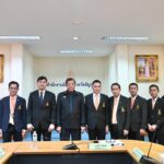 อัยการจังหวัดธัญบุรี พร้อมด้วย (ดร.แก้ว)ประธานคณะกรรมการที่ปรึกษาอัยการจังหวัดธัญบุรี และคณะให้การต้อนรับ อธิบดีอัยการภาค 1 ตรวจราชการที่ สำนักงานอัยการจังหวัดธัญบุรี