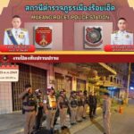 ตำรวจร้อยเอ็ด จุดตรวจค้นเครือข่ายใยแมงมุมตามการวิเคราะห์อาชญากรรมในพื้นที่รับผิดชอบ