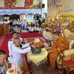 งานอายุวัฒนะ 82 พรรษา หลวงปู่ศิลา  พลโทวีระยุทธ รักศิลป์ แม่ทัพภาคที่ 2 ประธานในพิธีฝ่ายฆราวาส